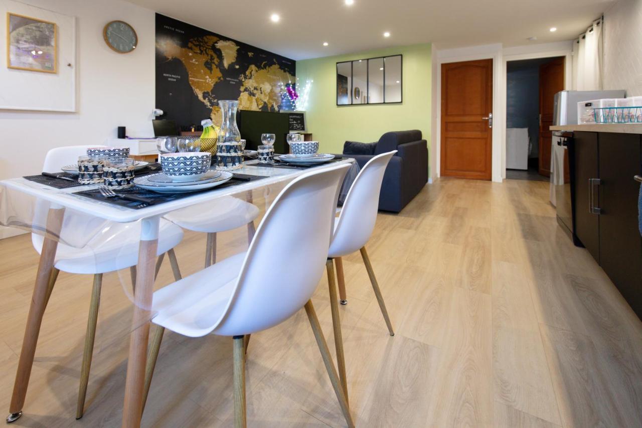 Le Concorde-Wifi-Clim-Parking-3Etoiles-Ockeys Apartment Bram Exterior photo